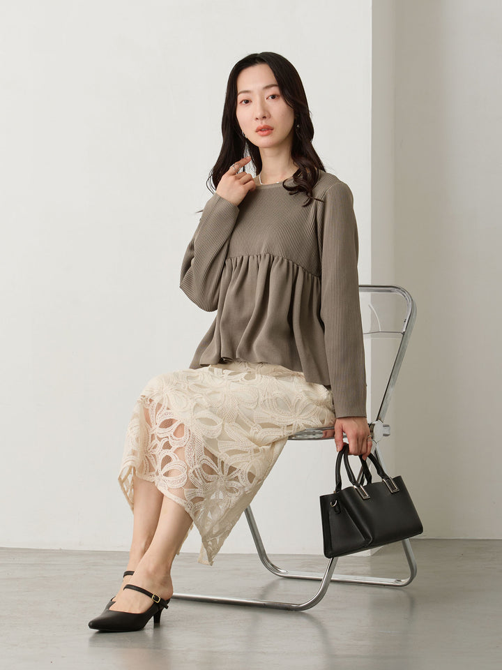 セレモニー対応・マタニティタイトスカート Lace