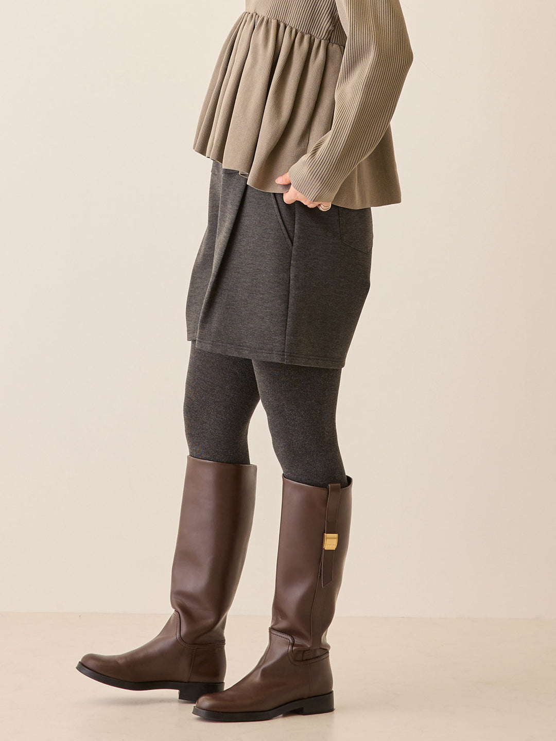 孕妇短裤 Heather 黑色