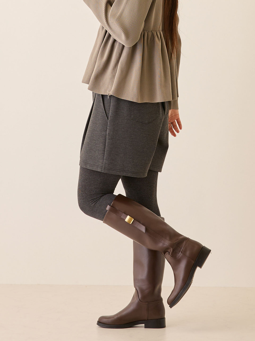 孕妇短裤 Heather 黑色