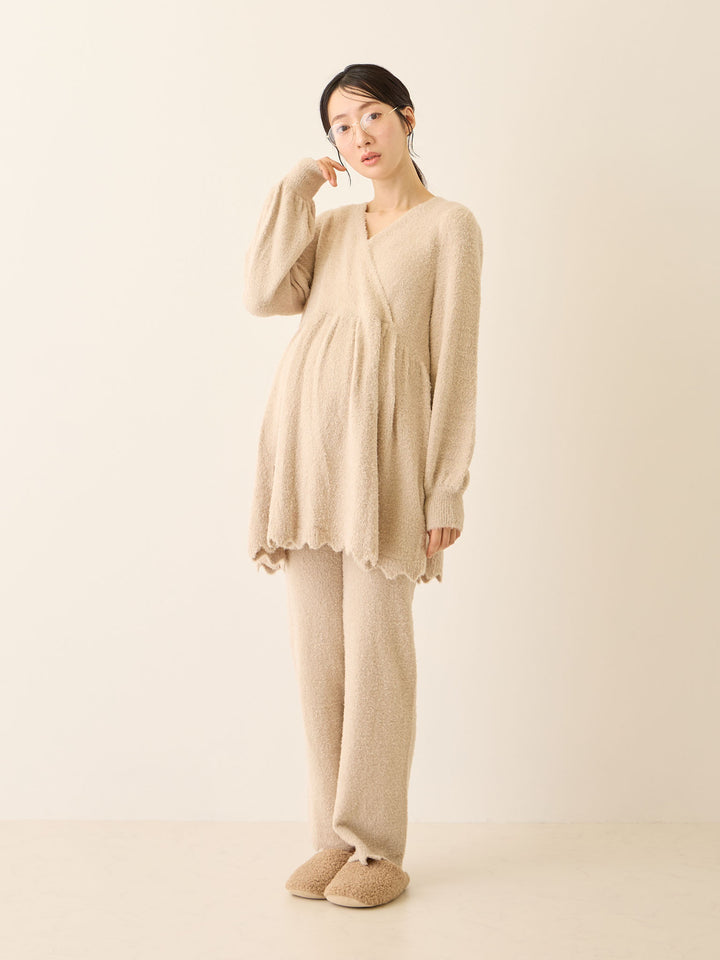 ふわふわルームトップス Beige