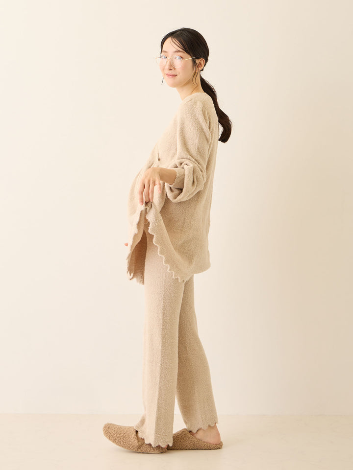 ふわふわルームトップス Beige