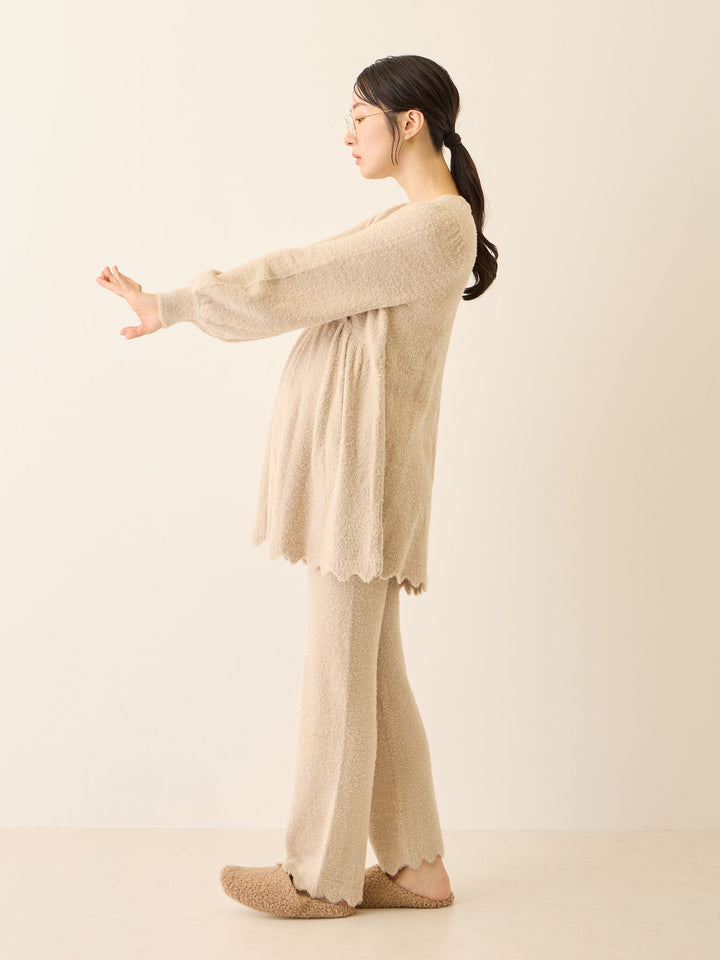 ふわふわルームトップス Beige