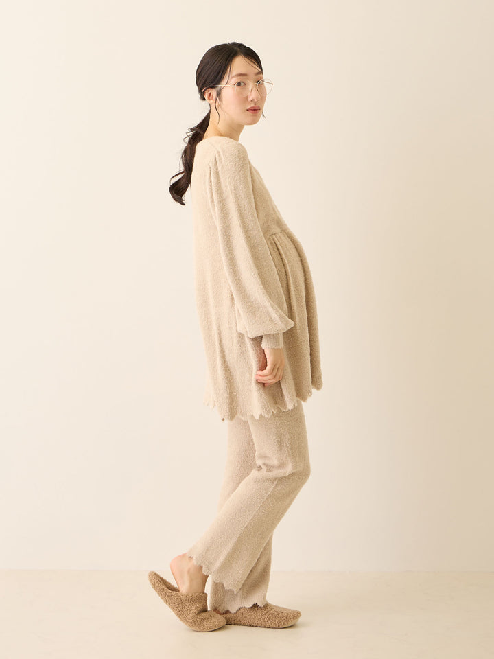 ふわふわルームトップス Beige