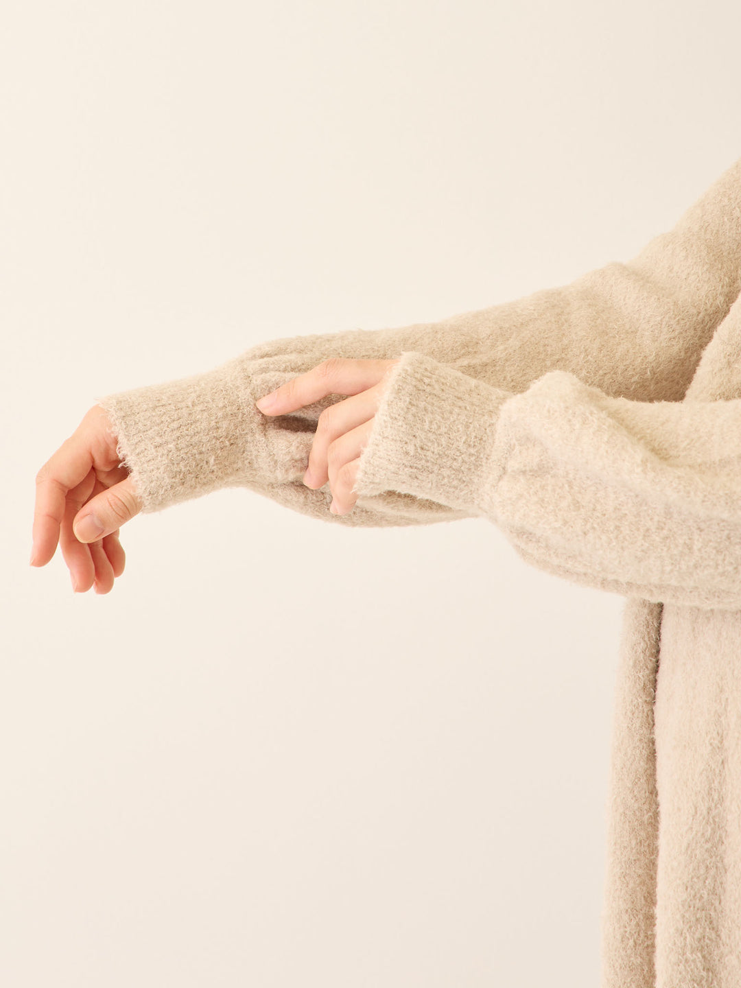 ふわふわルームトップス Beige