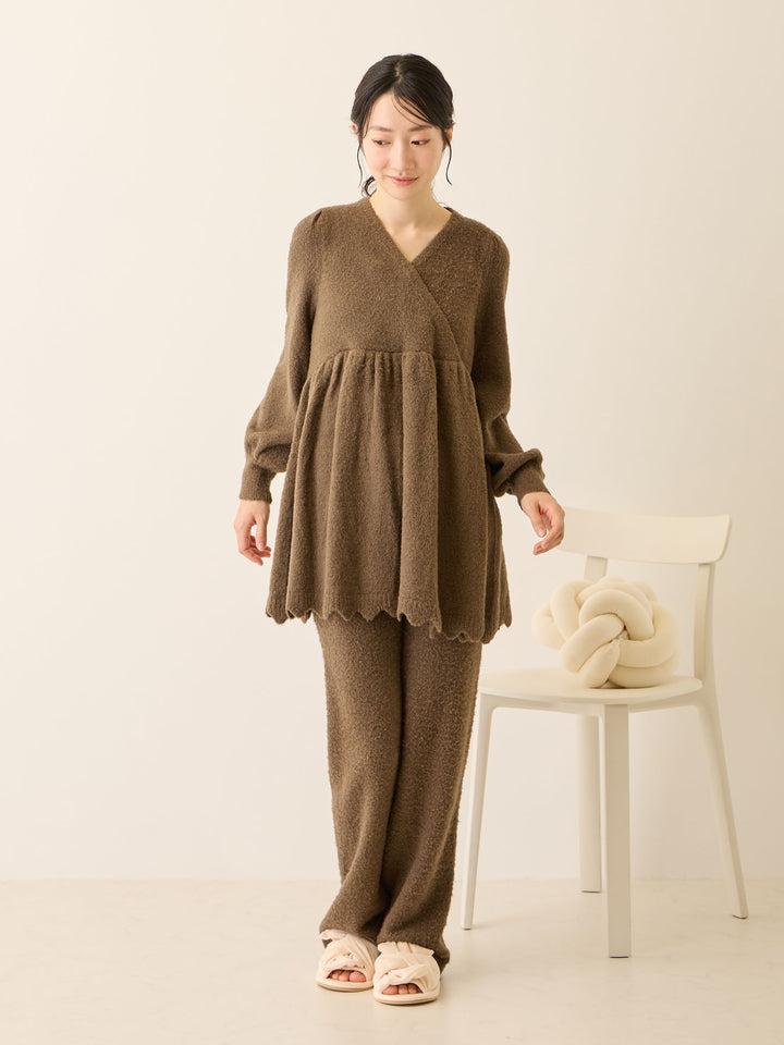 ふわふわルームレギンス Brown