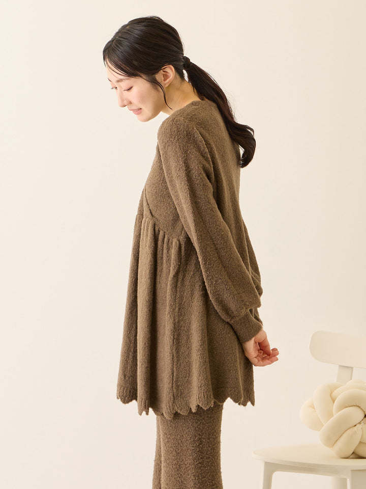 ふわふわルームトップス Brown