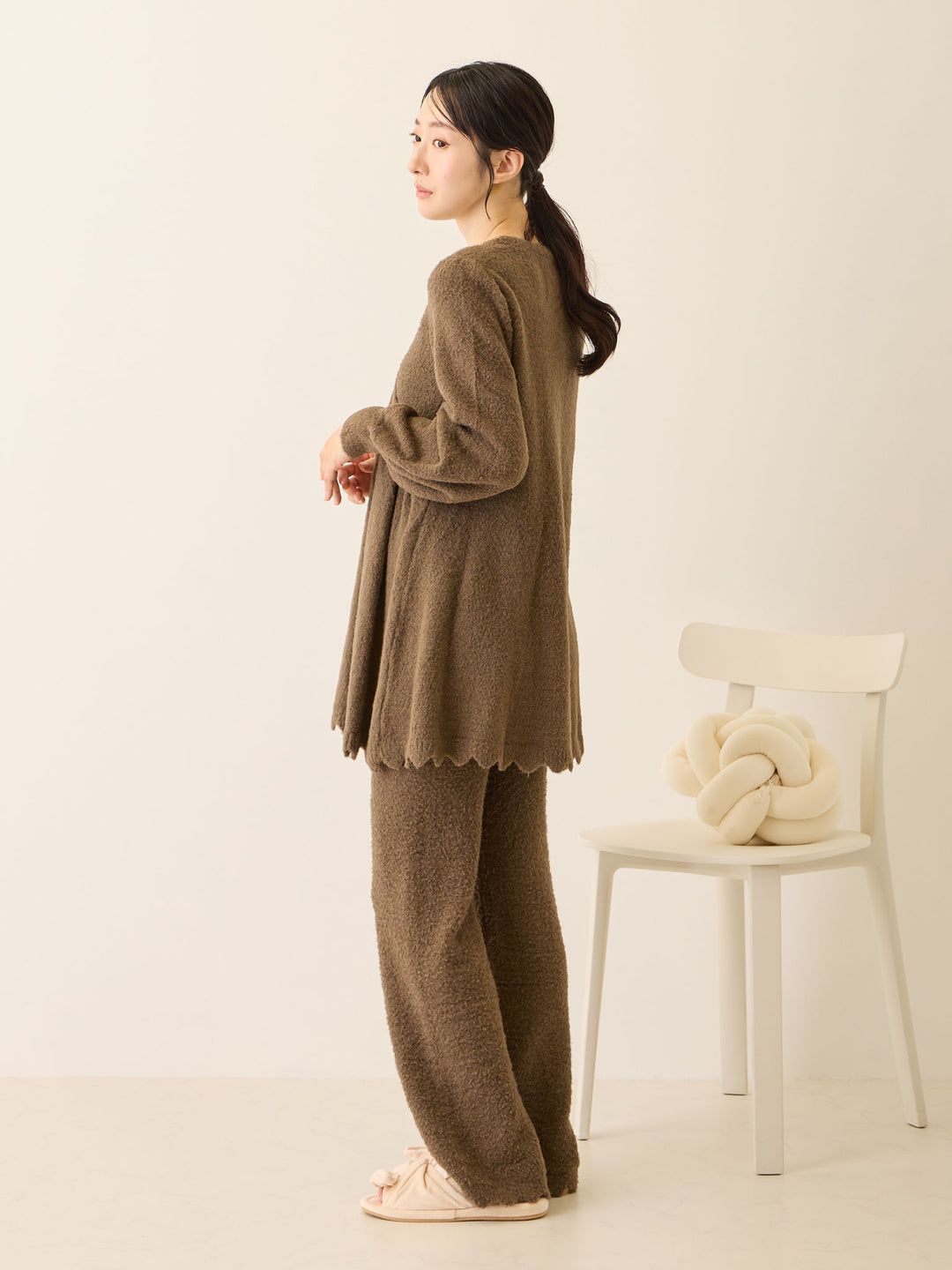 ふわふわルームレギンス Brown