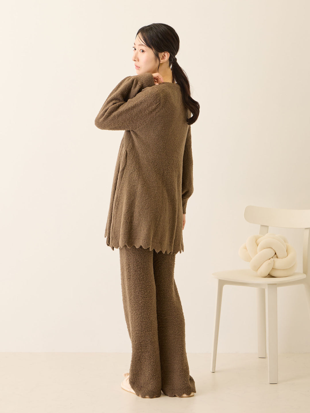 ふわふわルームレギンス Brown