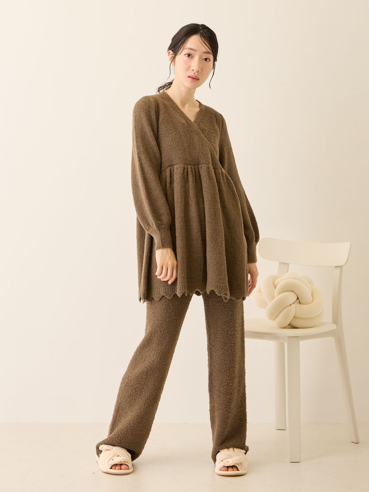 ふわふわルームトップス Brown