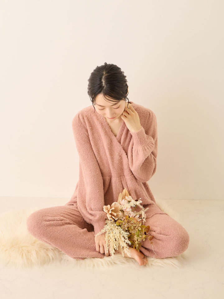 ふわふわルームレギンス Pink beige