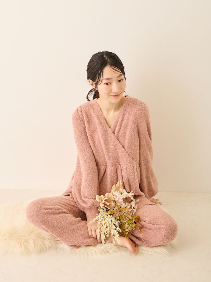 ふわふわルームレギンス Pink beige