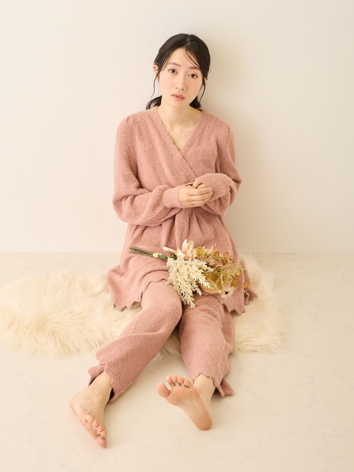 ふわふわルームトップス Pink beige