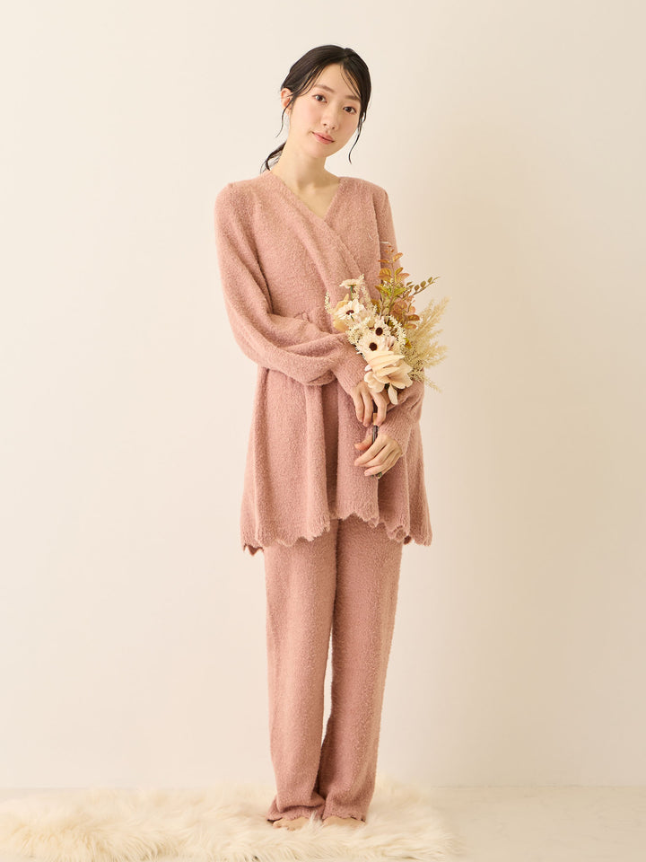 ふわふわルームトップス Pink beige