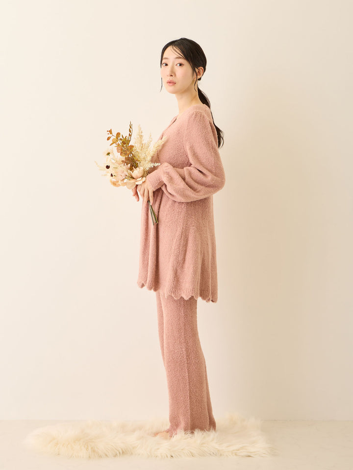 ふわふわルームトップス Pink beige