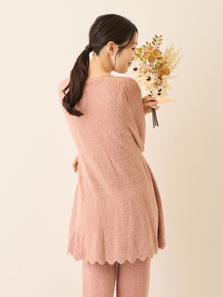 ふわふわルームトップス Pink beige