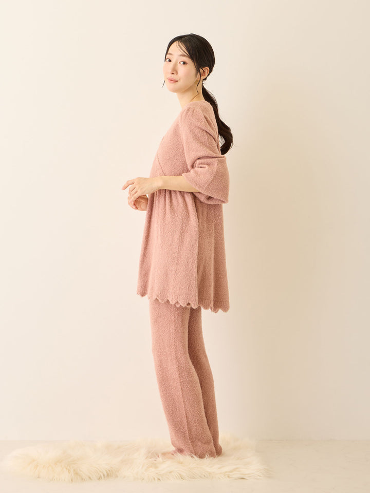 ふわふわルームレギンス Pink beige