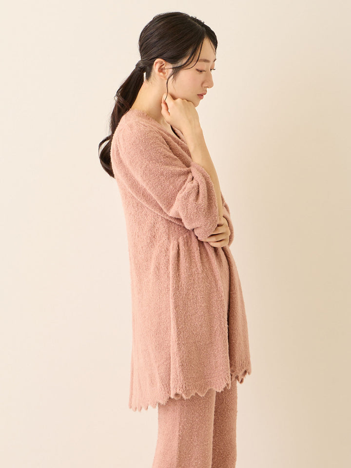 ふわふわルームトップス Pink beige