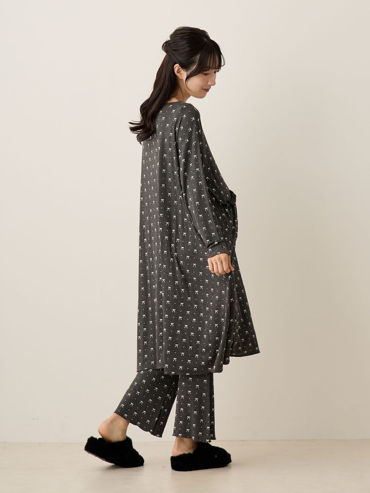 リボンドットルームウェア Gray