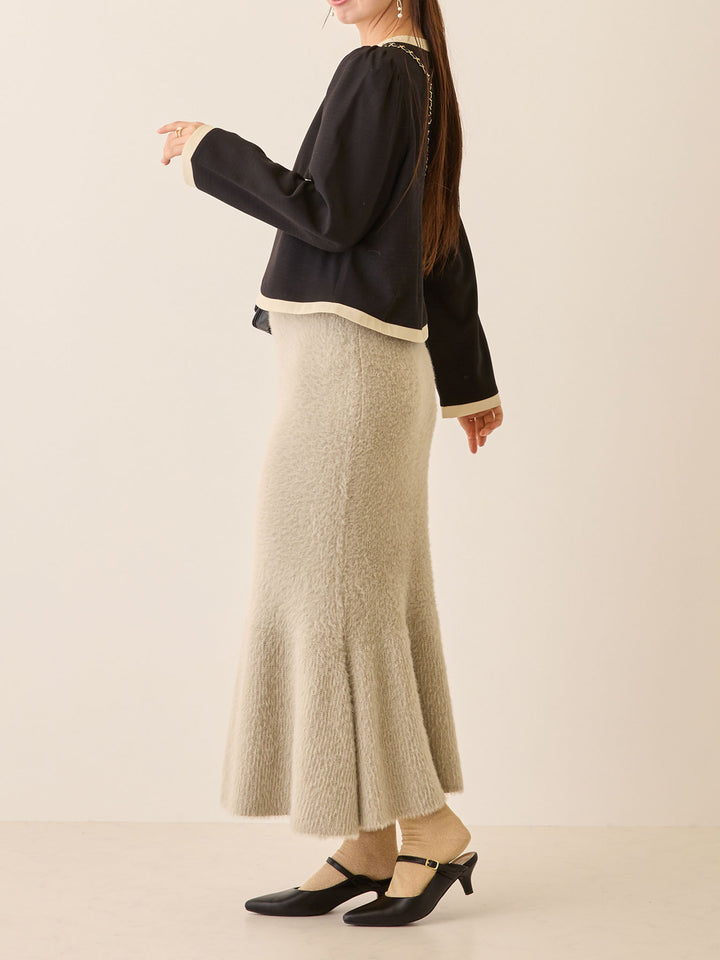 セレモニー対応・配色ジャケット Black