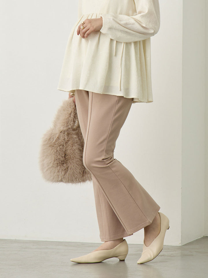 ポンチフレアパンツ Beige