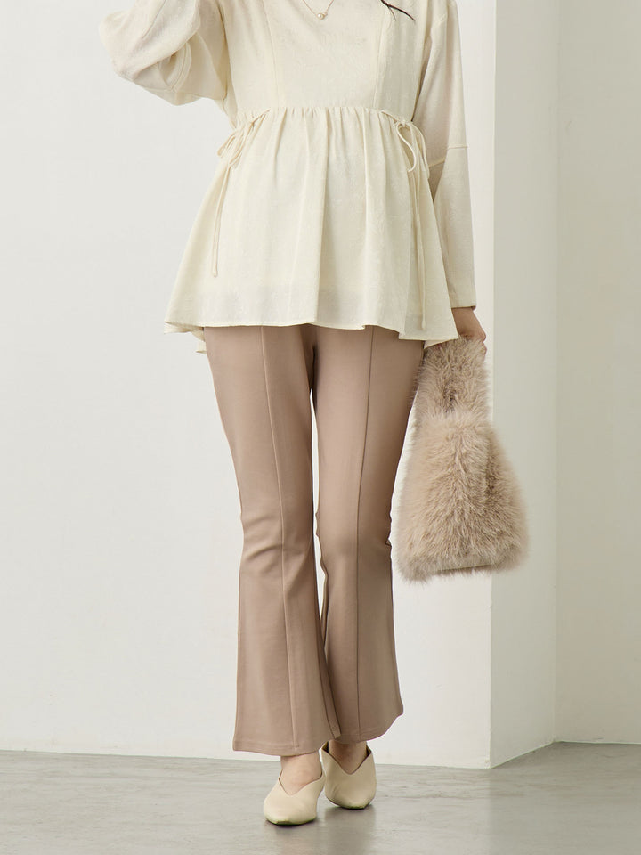 ポンチフレアパンツ Beige