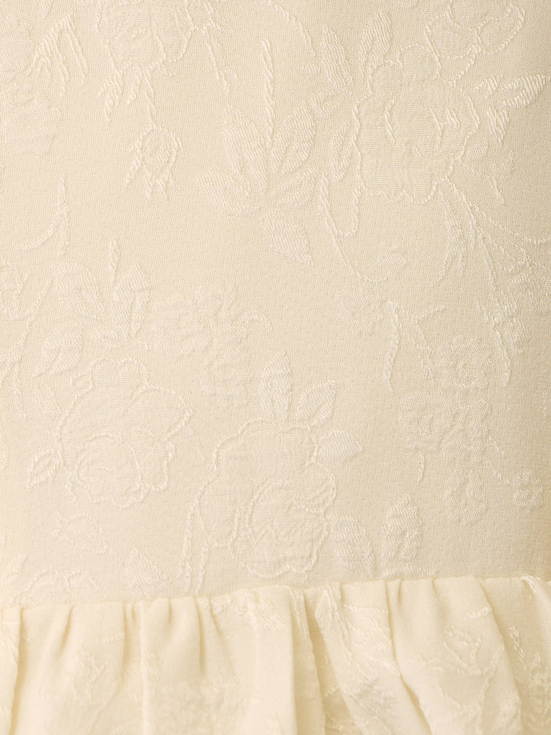 ジャガードペプラムトップス Ivory