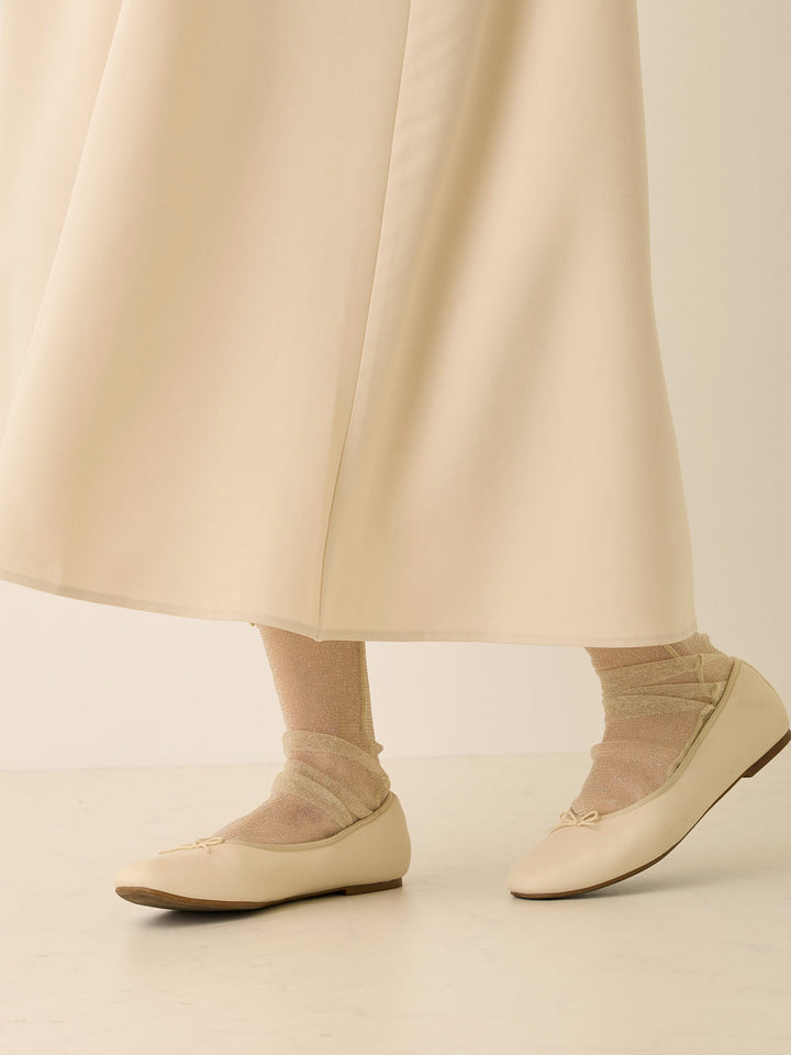 シフォンスリーブワンピース Beige