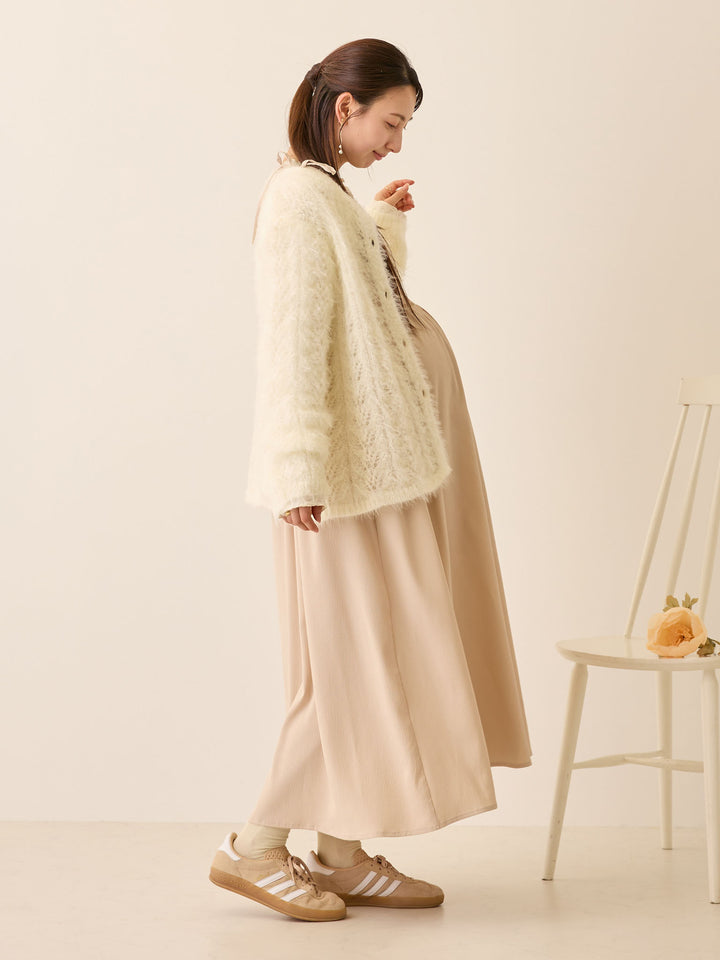 シャーリングキャミワンピース Beige