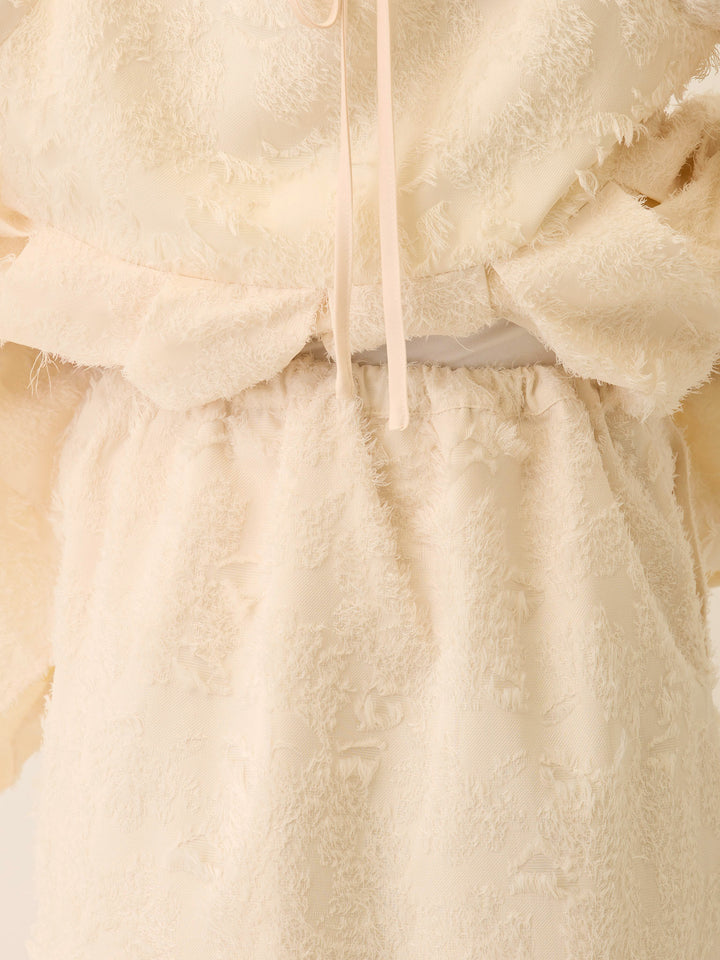 フリンジマーメイドスカート Black