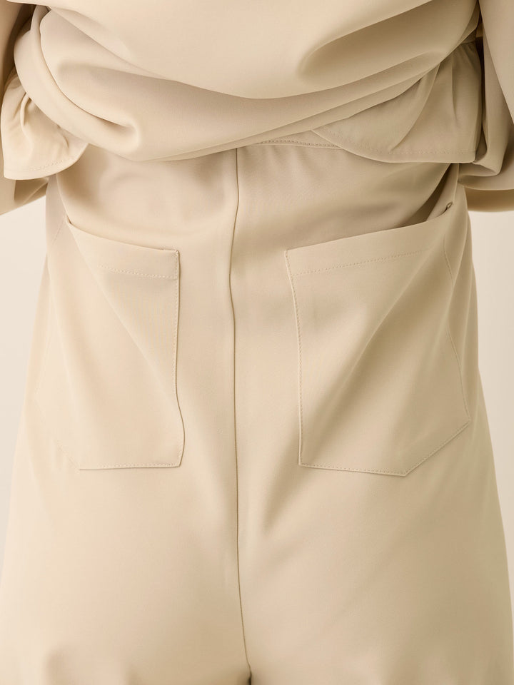 タックワイドパンツ Gray