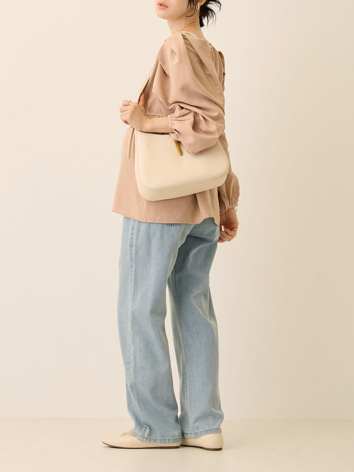 薄デニムロングパンツ Light blue