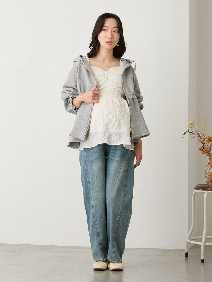 ダッカー付きダンボールライトアウター Gray