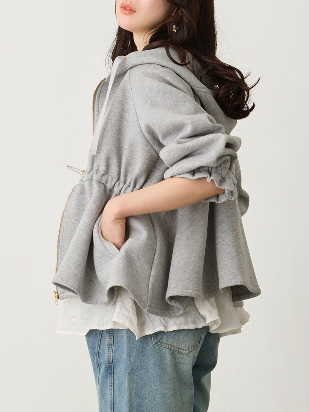 ダッカー付きダンボールライトアウター Gray