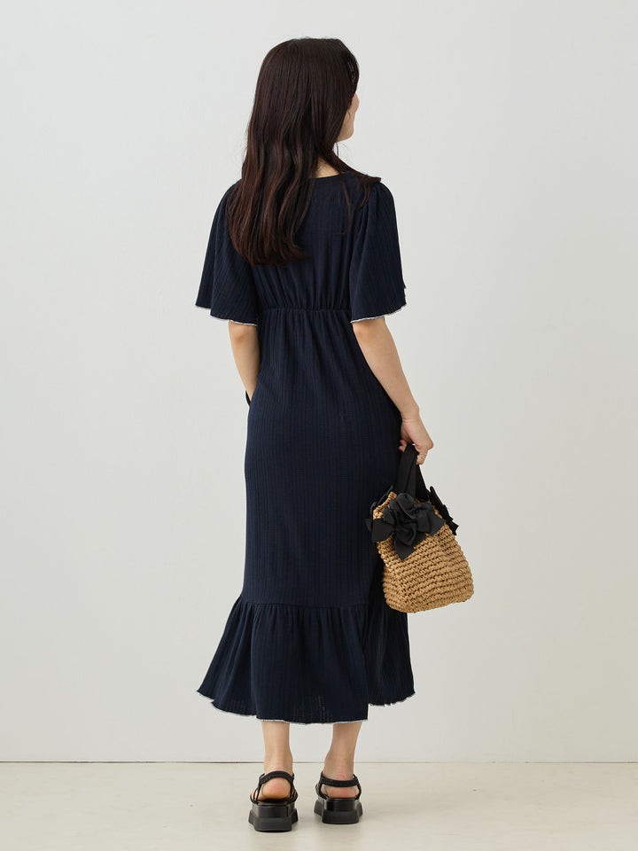 メローデザインワンピース Navy