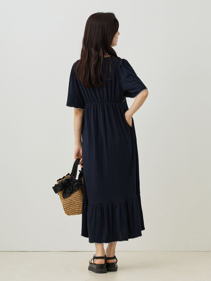 メローデザインワンピース Navy