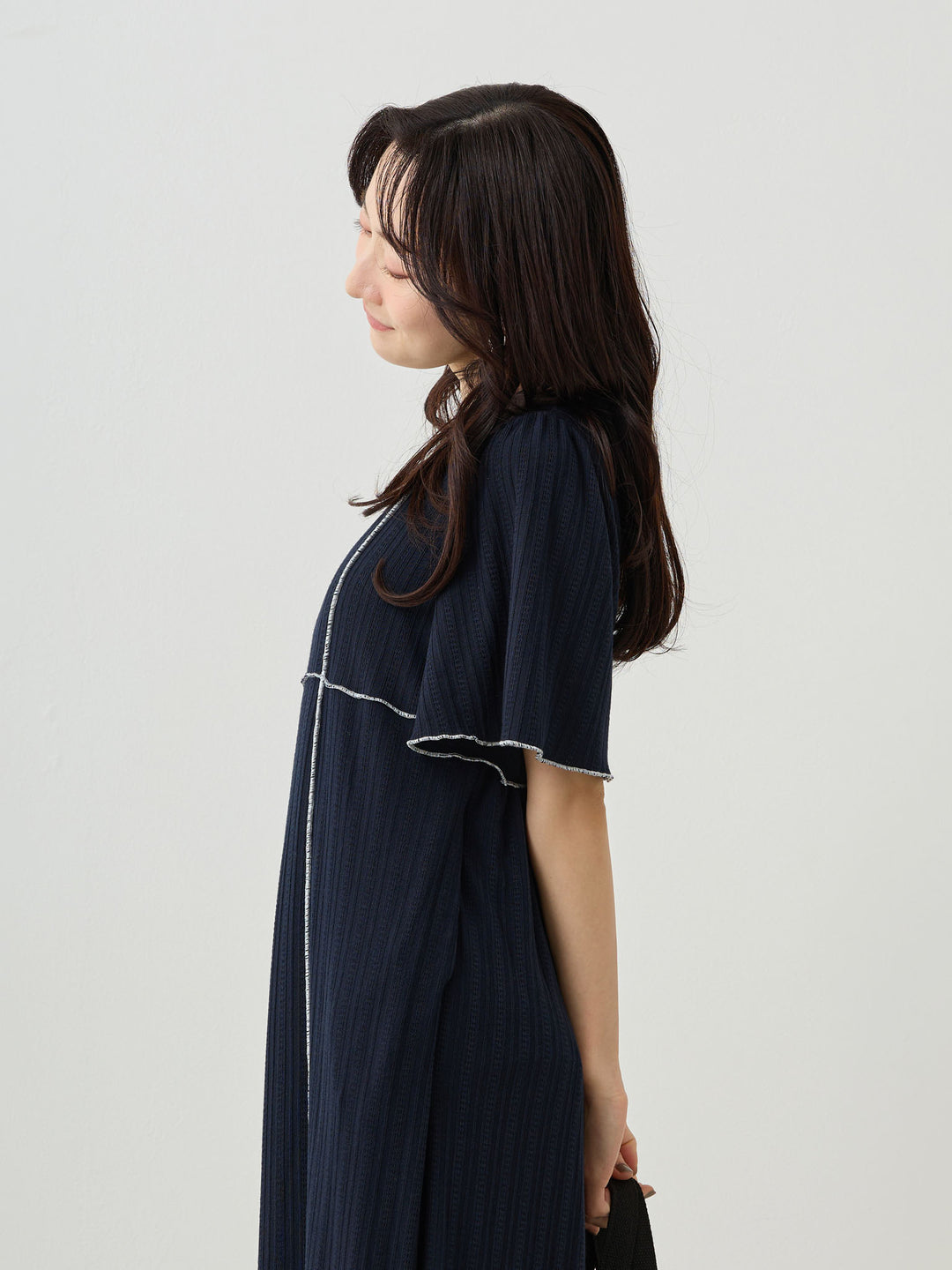 メローデザインワンピース Navy