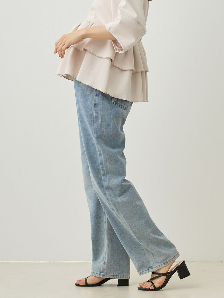 Maternity long denim Light blue