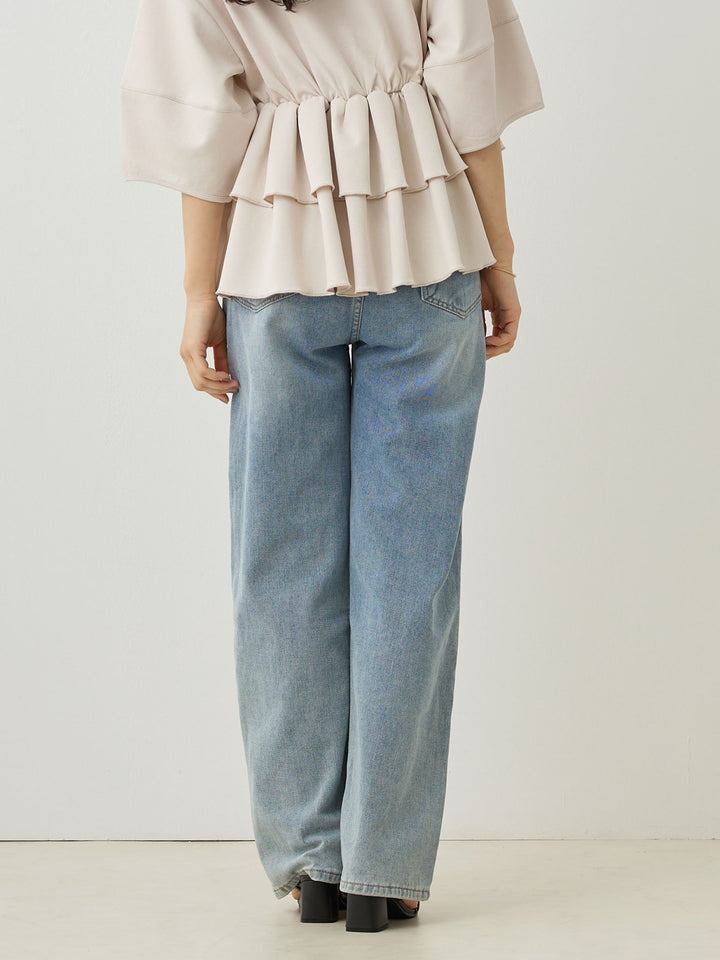 Maternity long denim Light blue