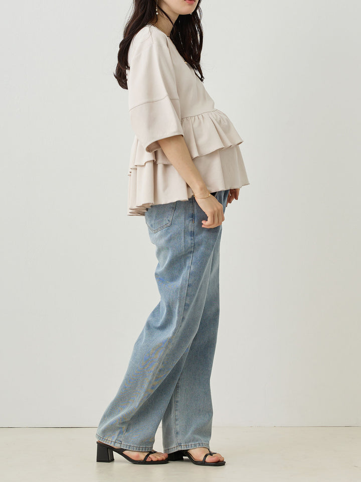 Maternity long denim Light blue
