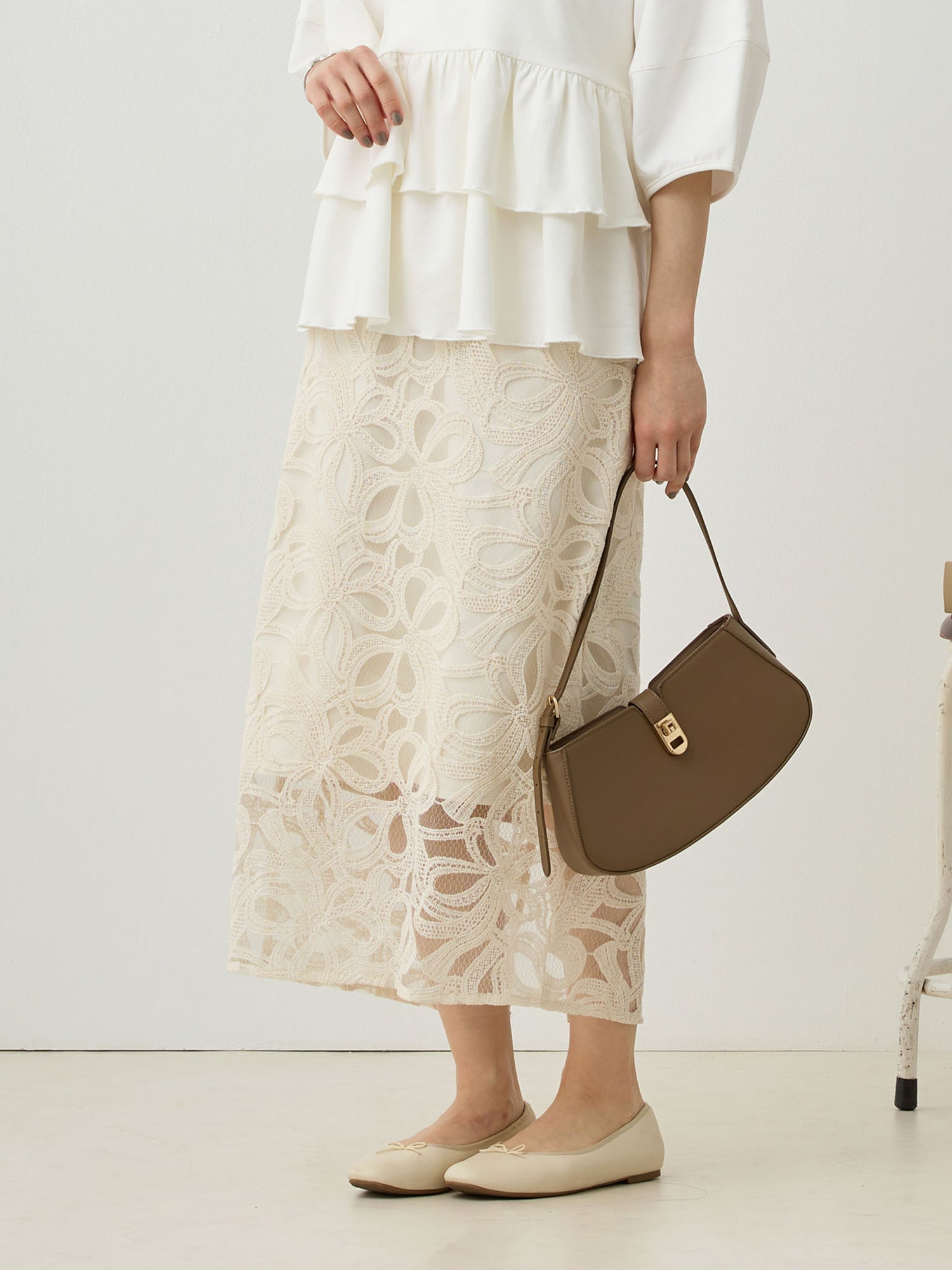 セレモニー対応・マタニティタイトスカート Lace