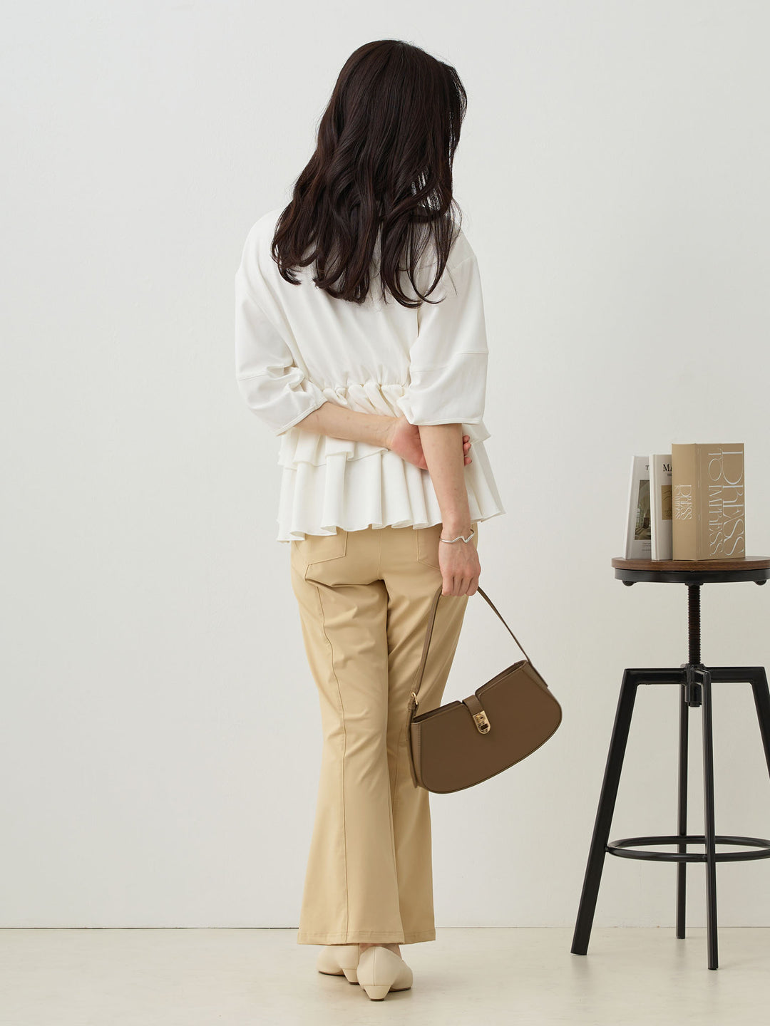 Cool Flare Pants Beige