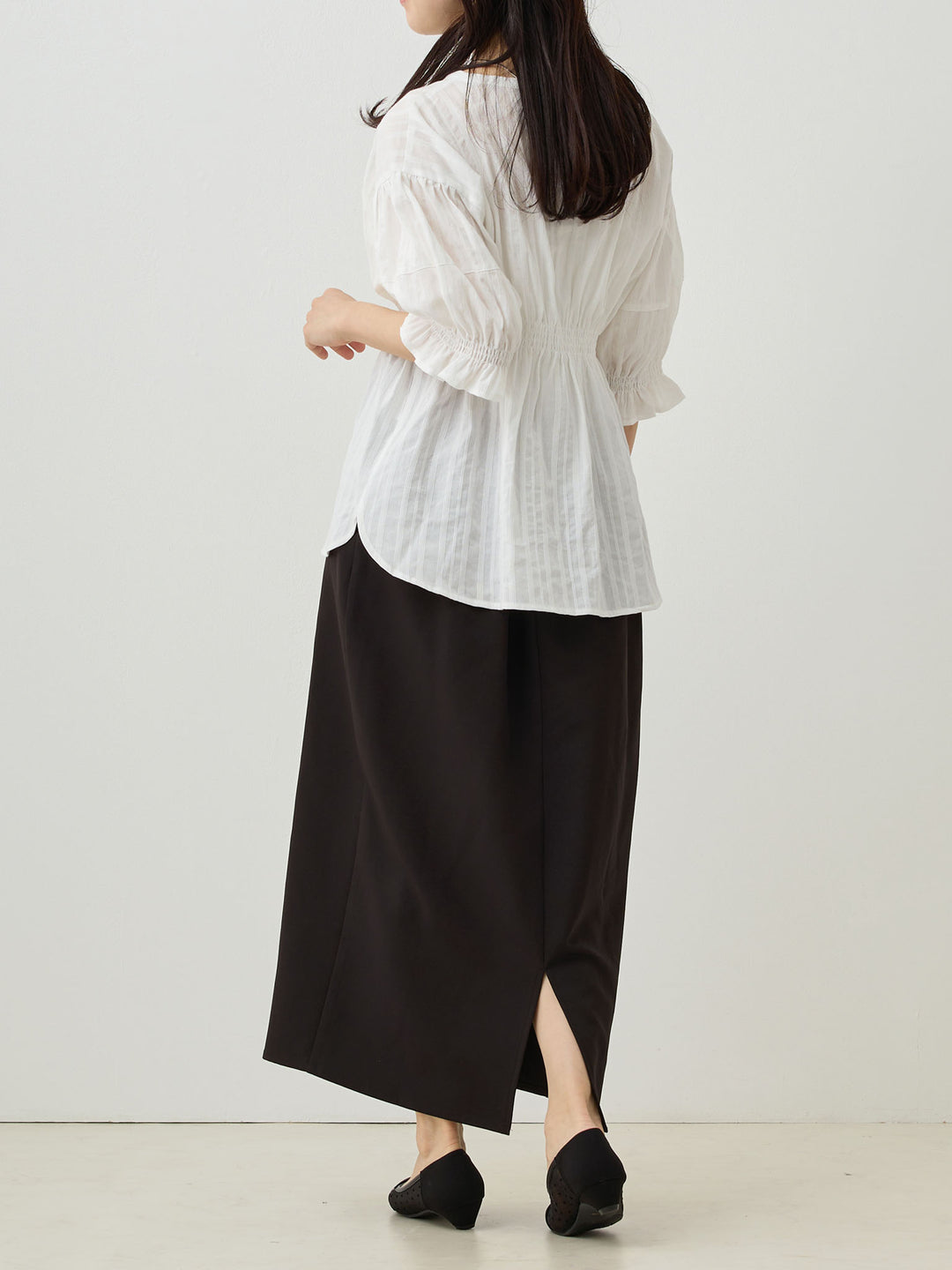 Maternity tight skirt for ceremonies, lace