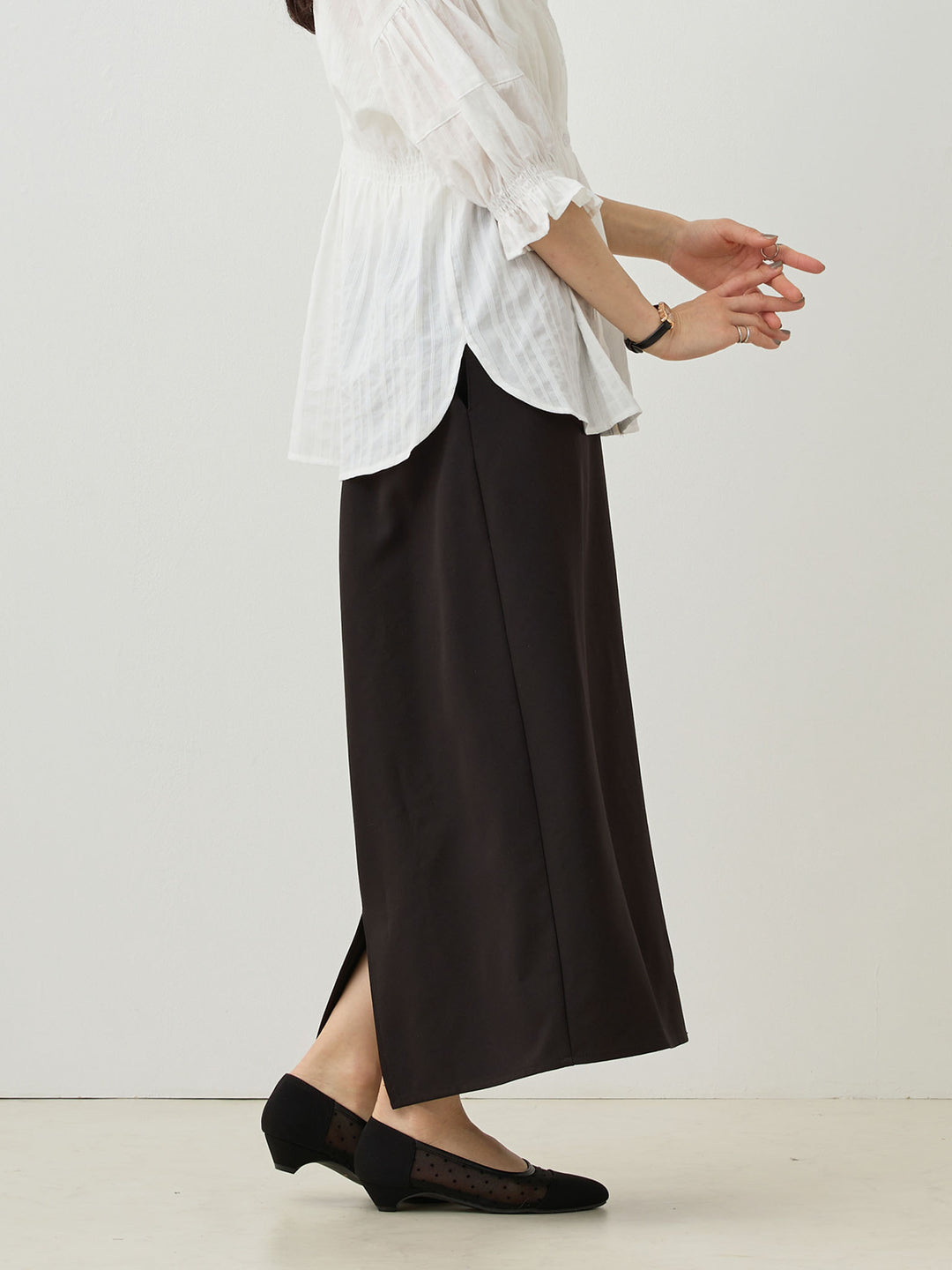 Maternity tight skirt for ceremonies, lace