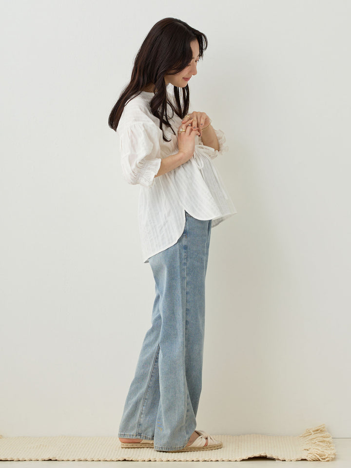 Maternity long denim Light blue