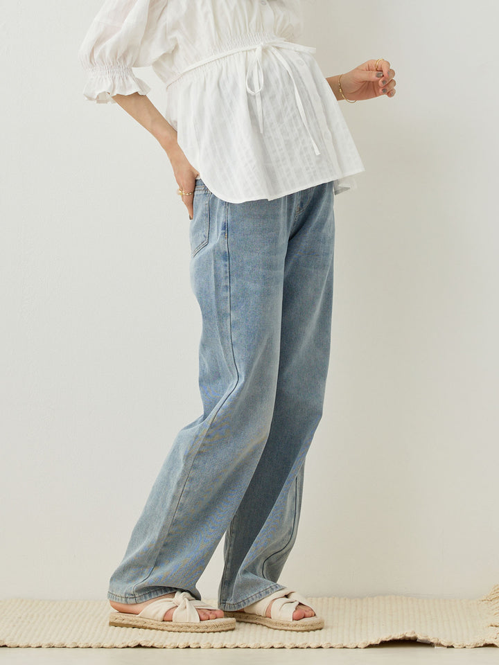 Maternity long denim Light blue