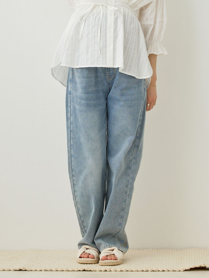 Maternity long denim Light blue