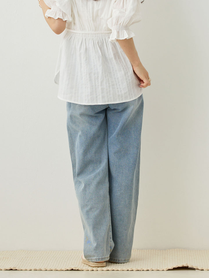 Maternity long denim Light blue