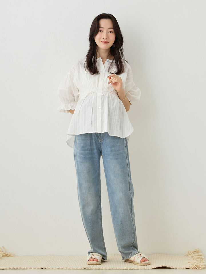 Maternity long denim Light blue