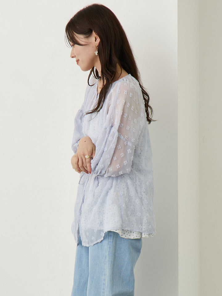 シアーチュニック Blue