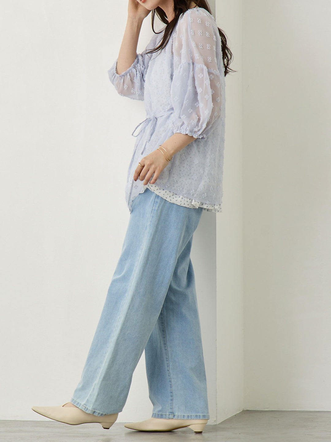 シアーチュニック Blue